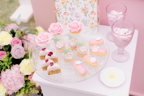 Floral Girl Baptism Romantic Decor Statement Backdrop Ideas