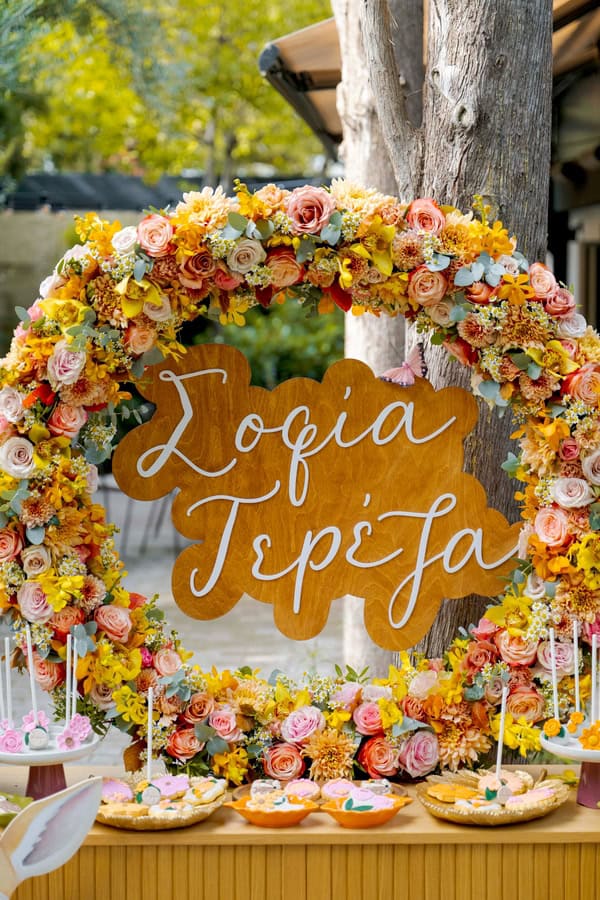 Girl Baptism Forest Theme Autumn Themed Inspiration