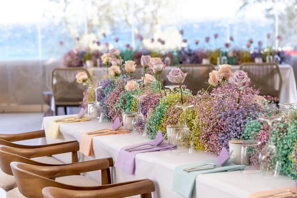 Pretty Pastel Decorative Ideas Baptism Girl