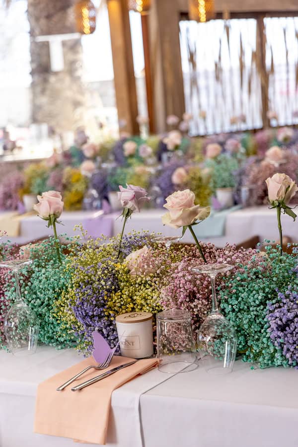 Pretty Pastel Decorative Ideas Baptism Girl