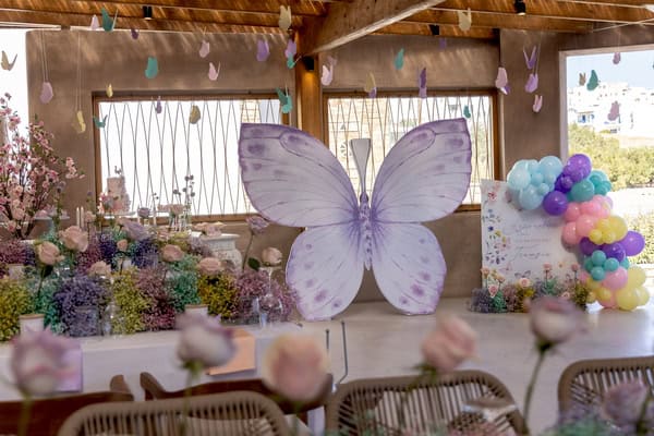 Pretty Pastel Decorative Ideas Baptism Girl