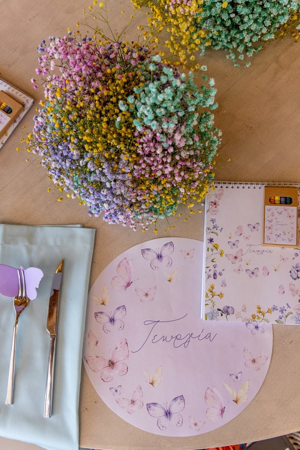 Pretty Pastel Decorative Ideas Baptism Girl