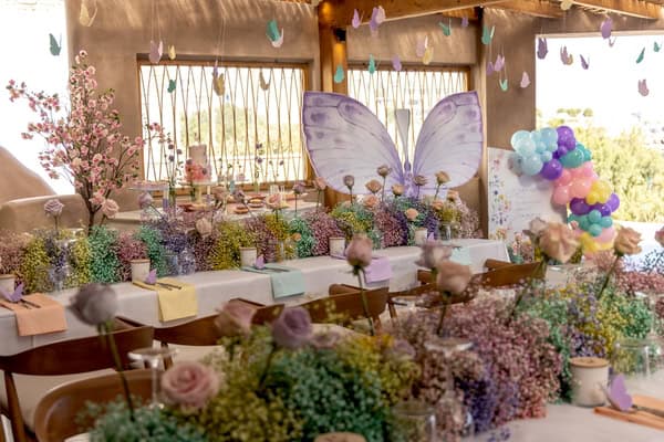 Pretty Pastel Decorative Ideas Baptism Girl