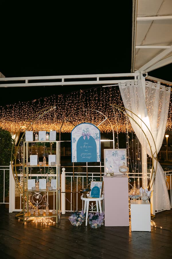 Baby Dior Inspired Baptism Lilac Blue Decoration Ideas