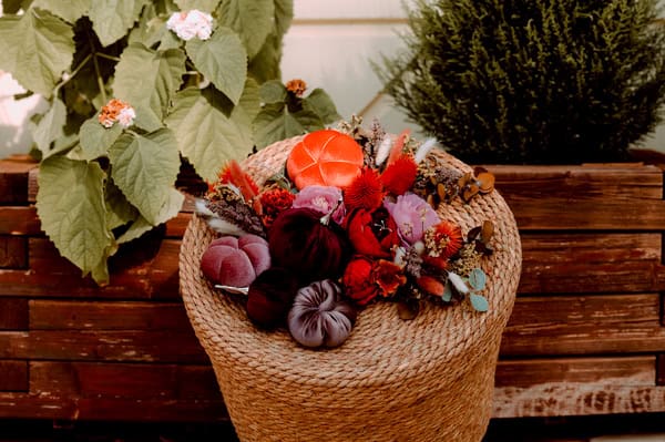 Baptism Pumpkins Sweet Colors Candy Table
