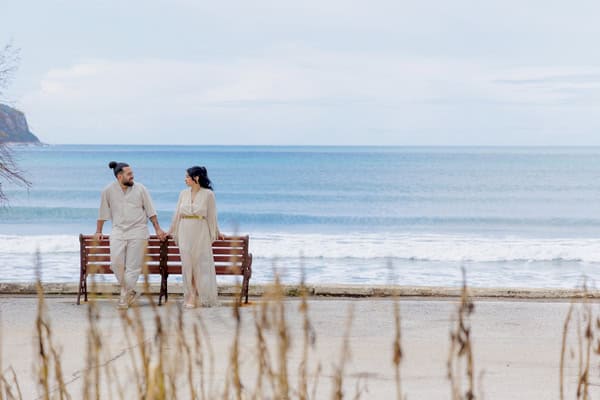 Romantic Prewedding Photoshoot Mani Sea