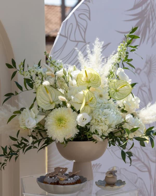 Safari Baptism Ideas Chic Neutral Colors
