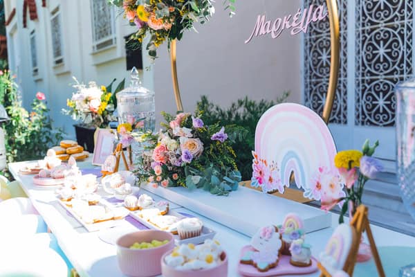 Baptism Decoration Ideas Pastel Colors Boho Rainbow Details