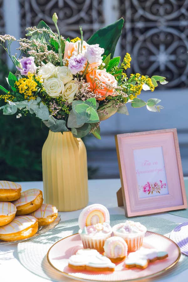 Baptism Decoration Ideas Pastel Colors Boho Rainbow Details