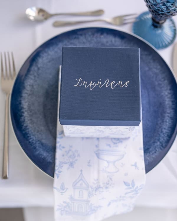 Chic Baptism Ideas Parga Blue White Details