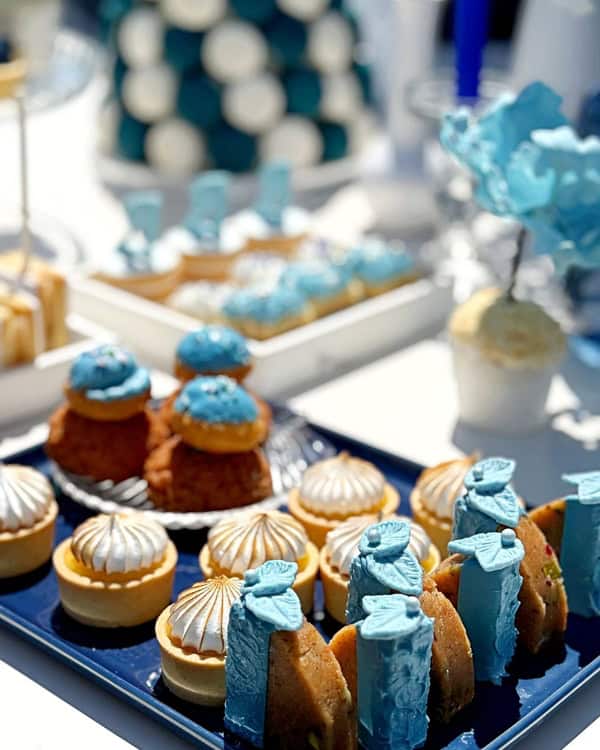 Chic Baptism Ideas Parga Blue White Details