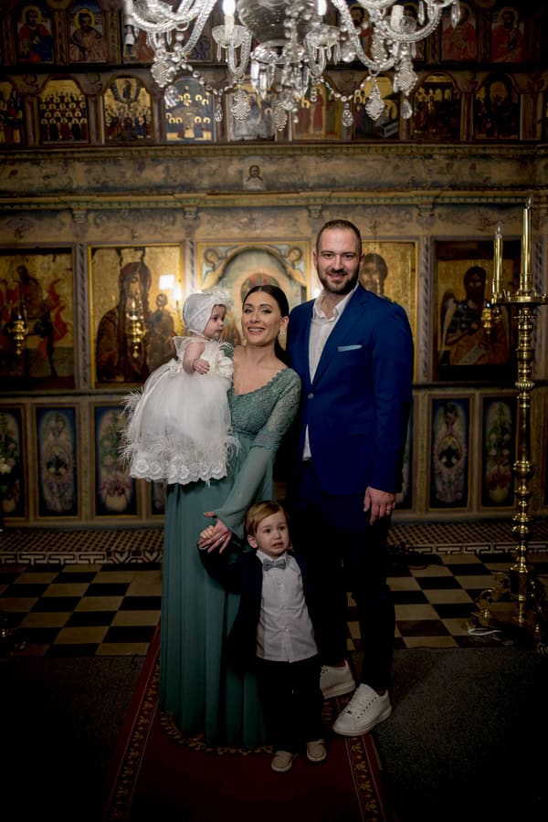 Floral Baptism In Fuchsia And Baby Pink Tones