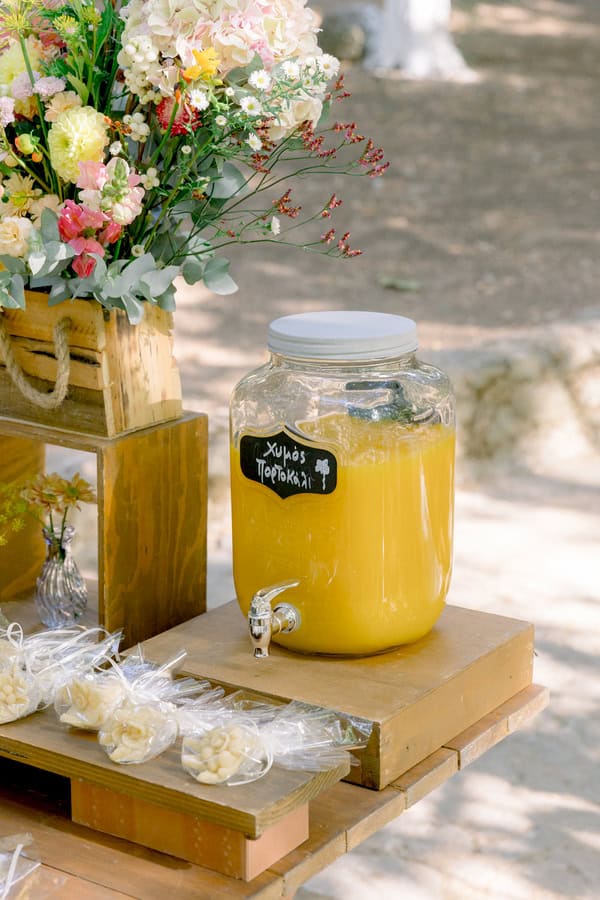 Romantic Chic Baptism Floral Rustic Ideas