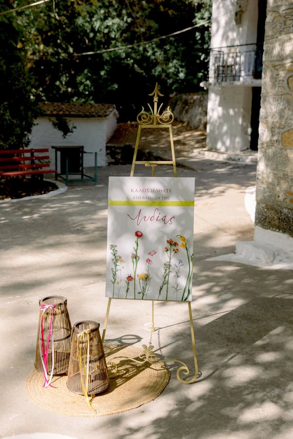 Romantic Chic Baptism Floral Rustic Ideas