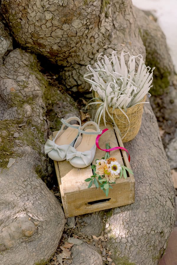 Romantic Chic Baptism Floral Rustic Ideas
