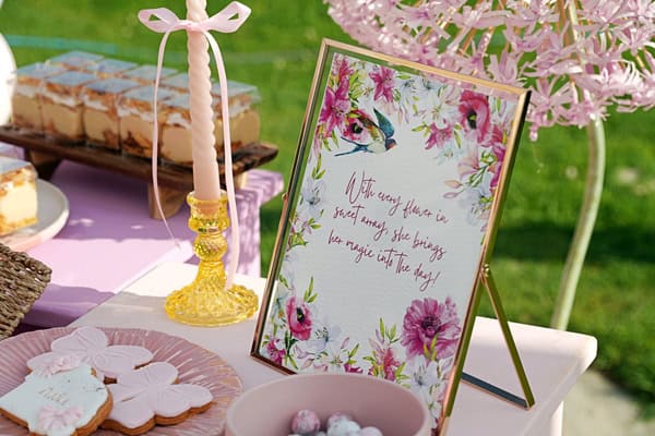 Romantic Girl Baptism Bow Decoration Ideas
