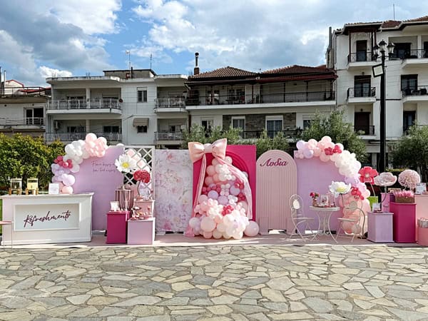 Romantic Girl Baptism Bow Decoration Ideas