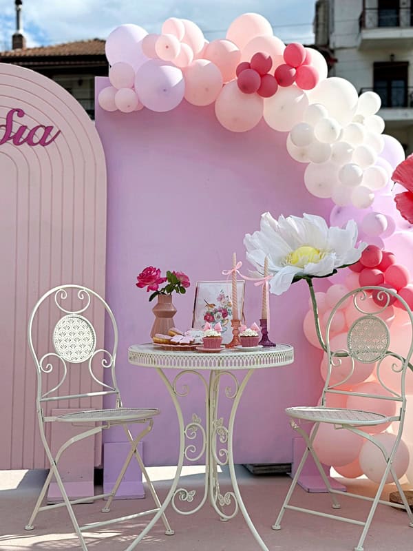 Romantic Girl Baptism Bow Decoration Ideas