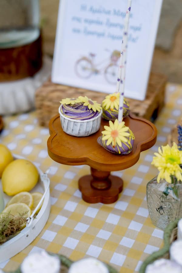 Summer Wedding Decoration Lemons Lavender Sunflowers