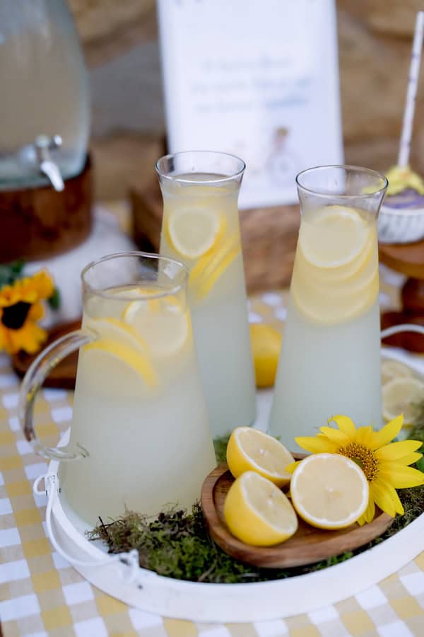 Summer Wedding Decoration Lemons Lavender Sunflowers