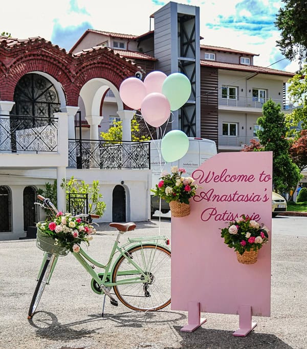 French Patisserie Girl Baptism Ideas