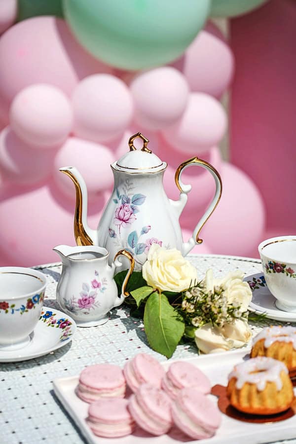 French Patisserie Girl Baptism Ideas