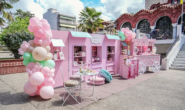 French Patisserie Girl Baptism Ideas