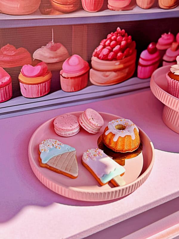 French Patisserie Girl Baptism Ideas