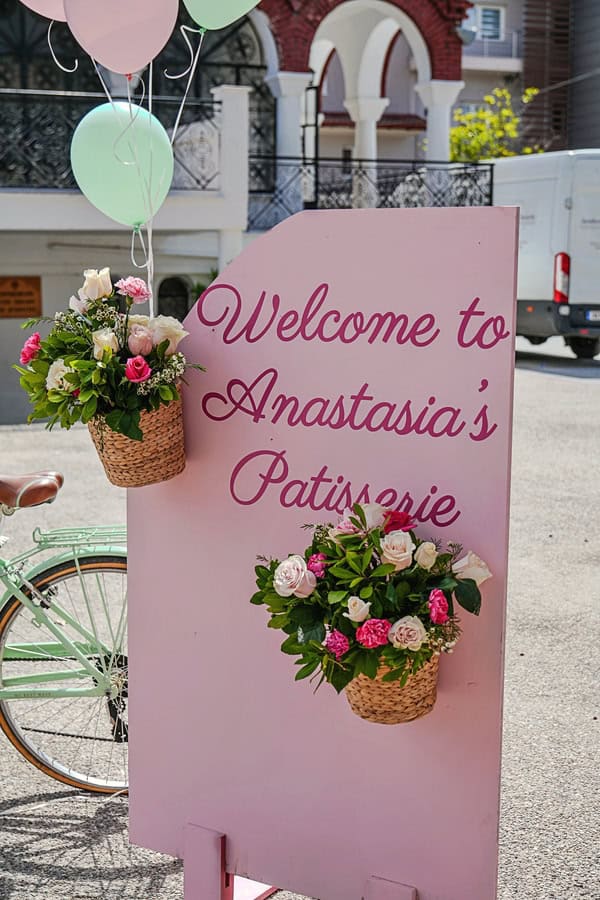 French Patisserie Girl Baptism Ideas