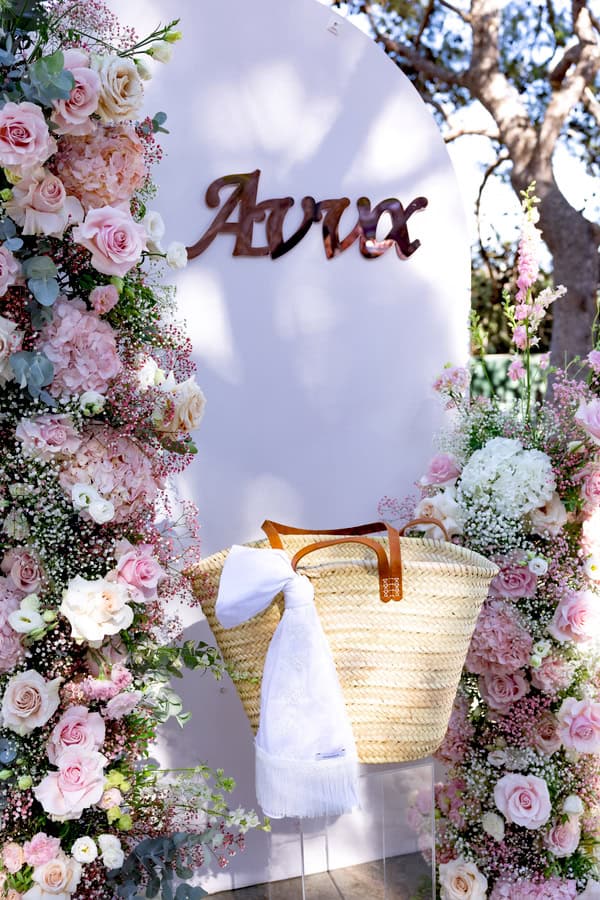 Romantic Summer Baptism In Pink Colors