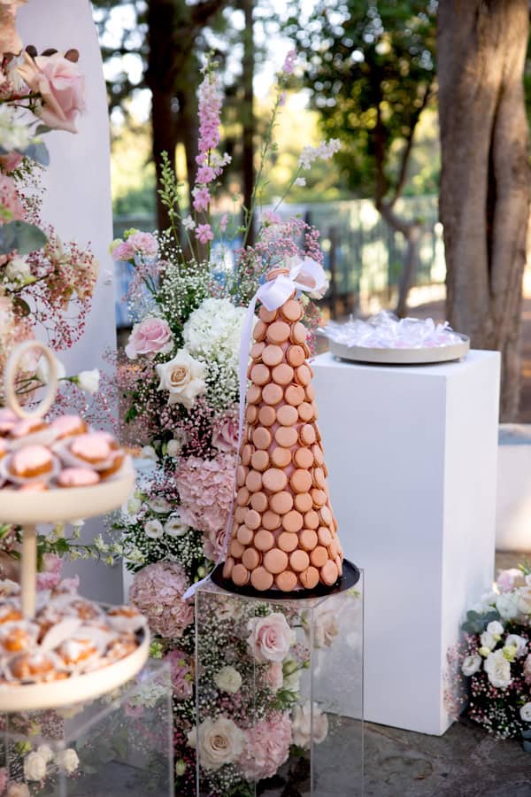Romantic Summer Baptism In Pink Colors