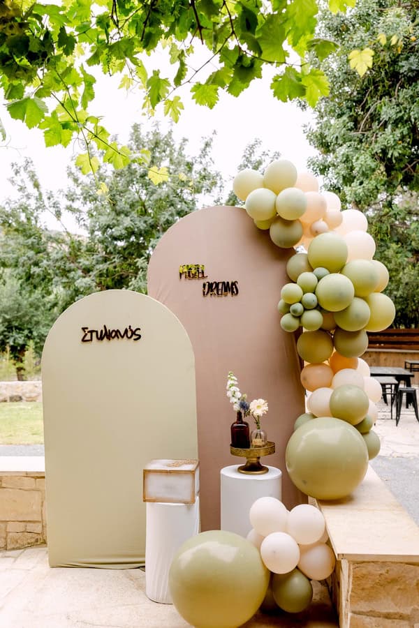 Baptism Ideas With Sage Green Details And Candy Cart