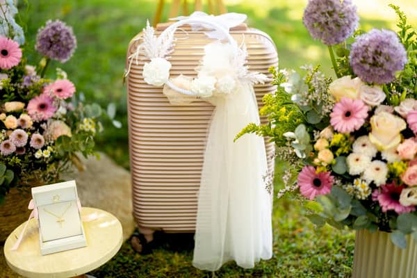 Floral Baptism Ideas In Soft Pastel Colors