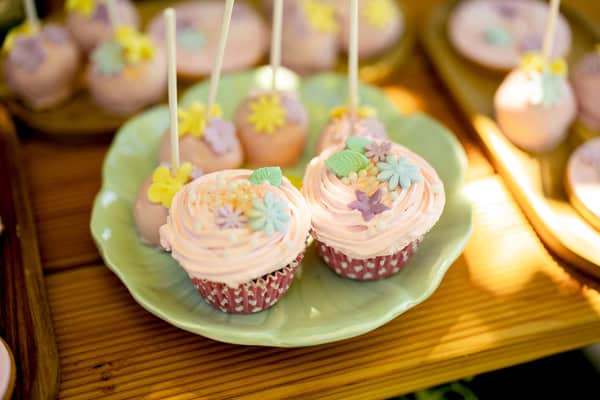 Floral Baptism Ideas In Soft Pastel Colors
