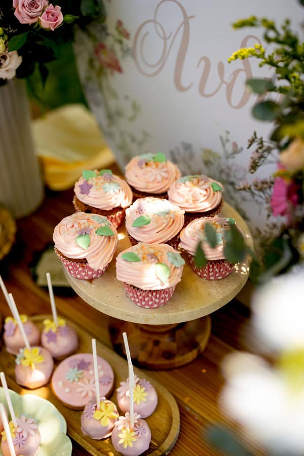 Floral Baptism Ideas In Soft Pastel Colors