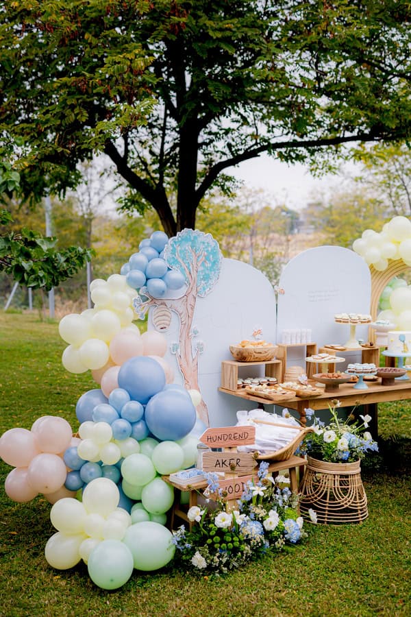 Rustic Chic Winnie The Pooh Baptism Ideas