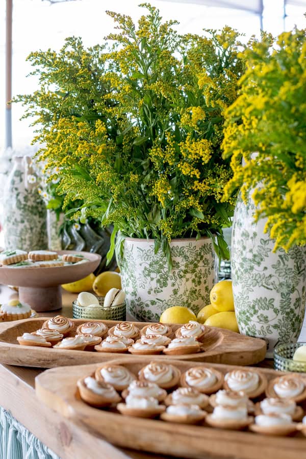 Stylish Lemon Baptism Ideas With Mediterranean Details
