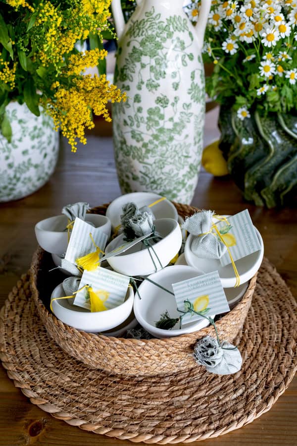 Stylish Lemon Baptism Ideas With Mediterranean Details