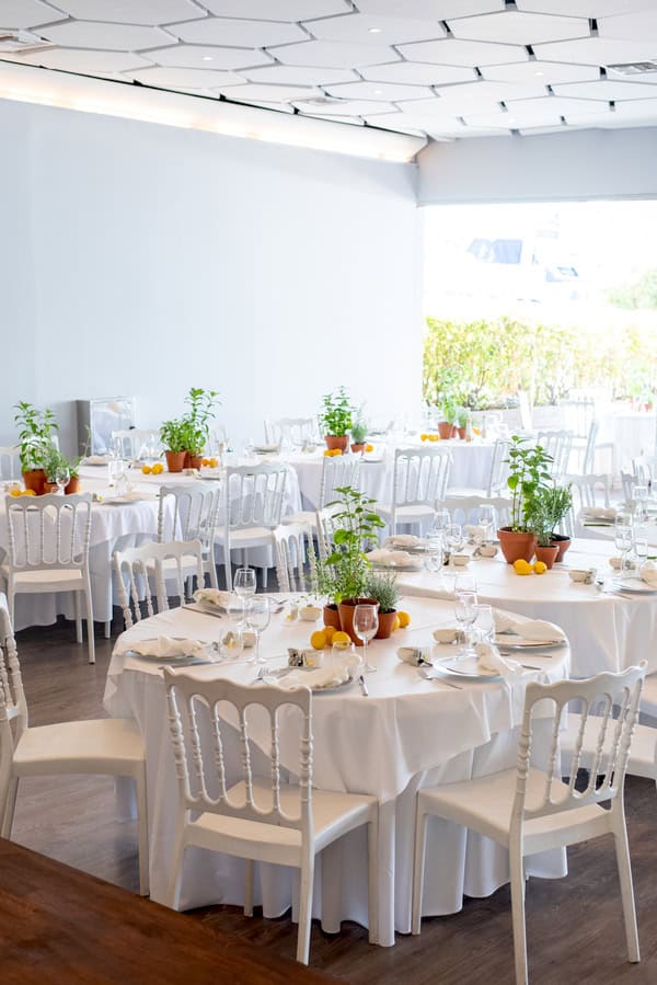 Stylish Lemon Baptism Ideas With Mediterranean Details