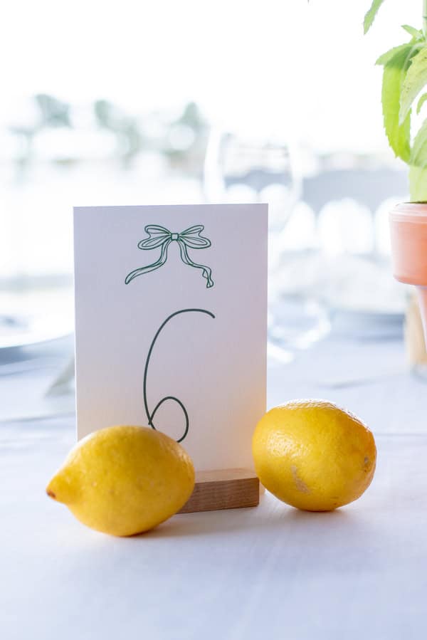 Stylish Lemon Baptism Ideas With Mediterranean Details