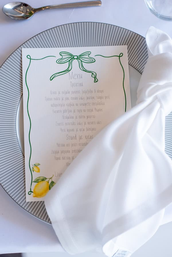 Stylish Lemon Baptism Ideas With Mediterranean Details