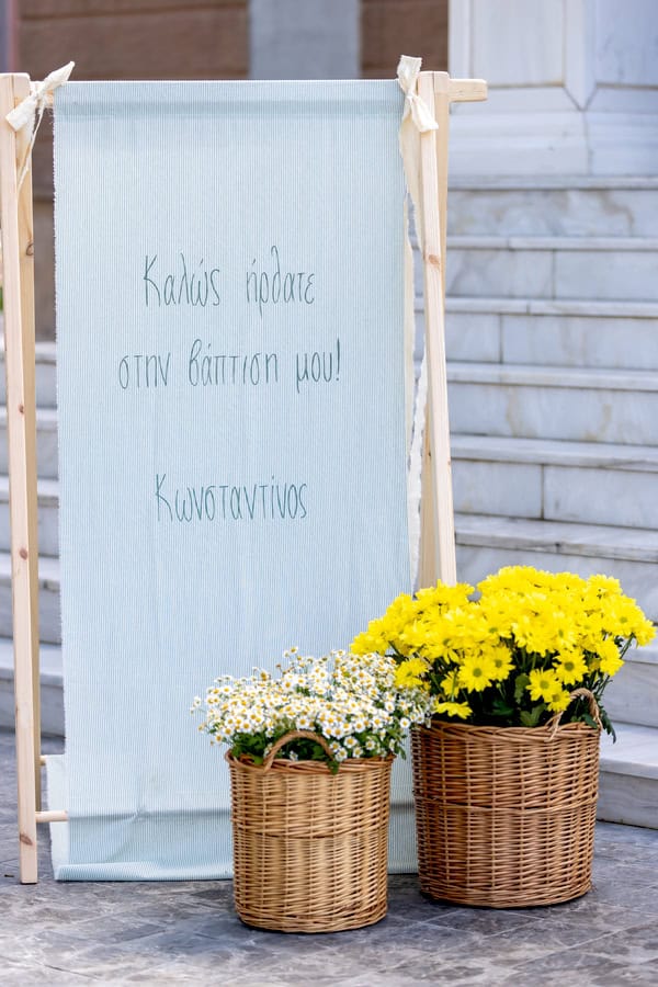Stylish Lemon Baptism Ideas With Mediterranean Details