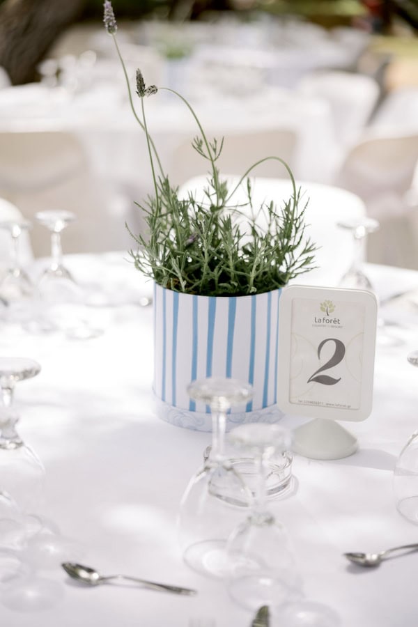 Dusty Blue Baptism Decoration Boat Theme