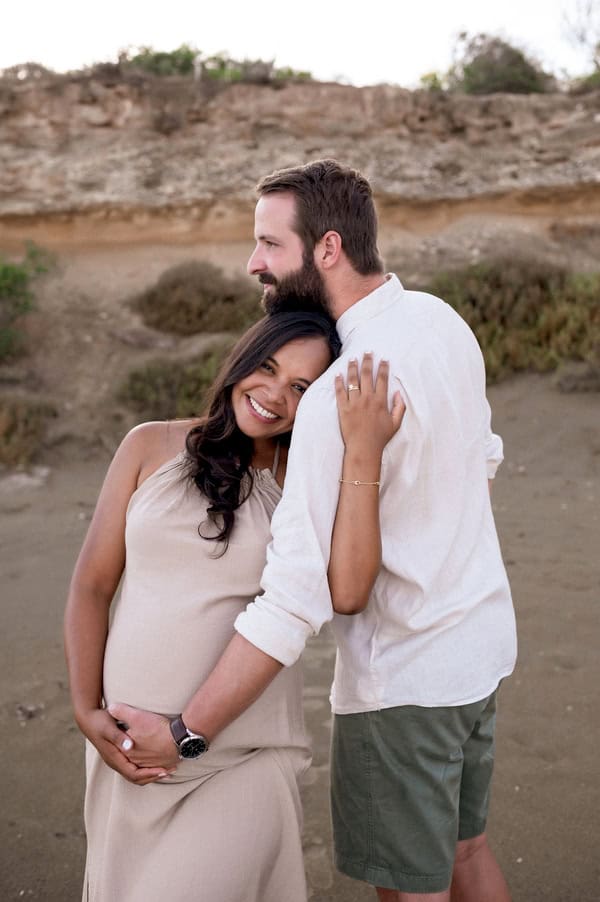 Beautiful Seaside Maternity Session
