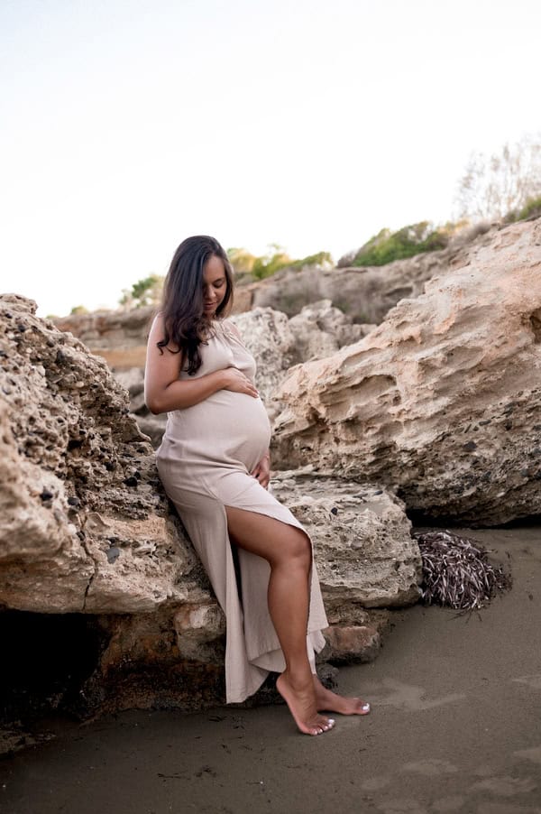 Beautiful Seaside Maternity Session