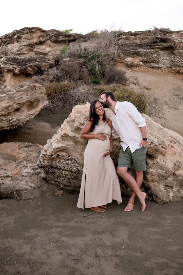 Beautiful Seaside Maternity Session