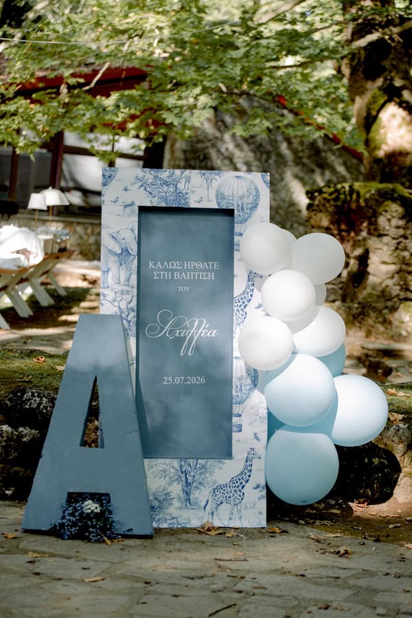 Chic Dior Safari Baptism Decoration Inspiration