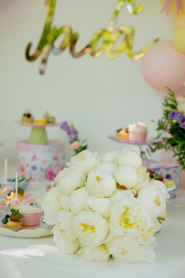 Christening Decoration Ideas Pink Yellow Lilac
