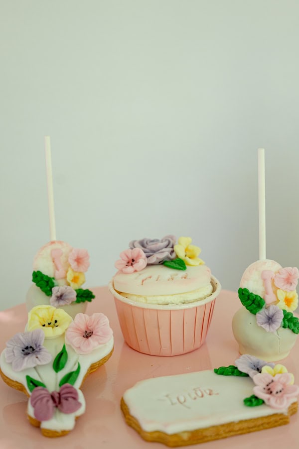 Christening Decoration Ideas Pink Yellow Lilac