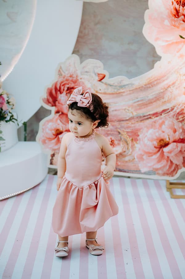Romantic Summer Baptism Peacock Theme